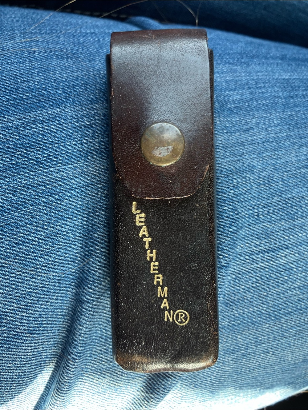 Vintage Leatherman multitool with original case Preowned